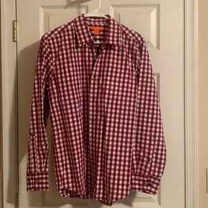 Men’s Joe Fresh Button Down Shirt Checkered Small